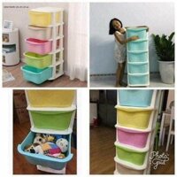 Tủ nhựa đựng đồ đa sắc