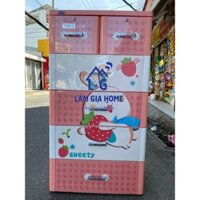 Tủ nhựa duy tân 5 tầng 6 ngăn nhỏ đủ màu cho bạn