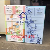 Tủ nhựa Duy Tân 5 tầng 6 ngăn kéo size nhỏ