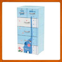 Tủ nhựa Duy Tân 5 tầng 6 ngăn Mina  D60 x R48 x C124cm nguyên thùng chưa lắp