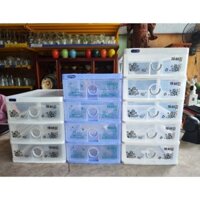 Tủ Nhựa Duy Tân A4 Nắp Bằng 3 - 4 - 5 Ngăn, Tủ Nhựa Tomi Nhiều Ngăn