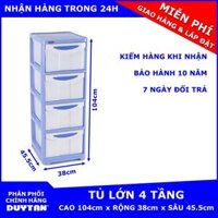 Tủ nhựa Duy Tân Lớn 4 tầng