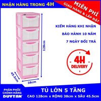 Tủ nhựa Duy Tân Lớn 5 tầng [bonus]