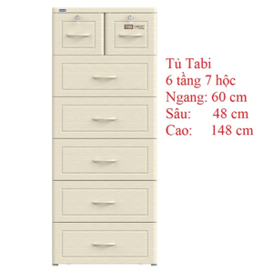 Tủ nhựa Duy Tân Tabi 4 tầng