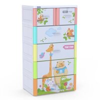 Tủ nhựa Duy Tân TABI-L 5 tầng đa sắc - GIAO MÀU NGẪU NHIÊN