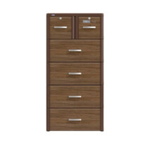 Tủ nhựa Duy Tân Tabi L 5 tầng màu Nâu gỗ đậm