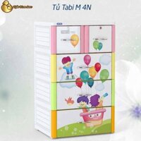 Tủ Nhựa Duy Tân Tabi M 4N 4 Tầng 5 Ngăn