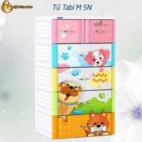 Tủ Nhựa Duy Tân Tabi M 5N 5 Tầng 6 Ngăn