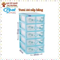 ☼✒Tủ nhựa duy tân TOMI A4 - 5 NGĂN (N26 x R34.2 Cao 51 cm)