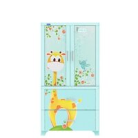 Tủ nhựa Duy Tân WING 2C-2N 1 buồng treo và 2 ngăn kéo đựng quần áo (Dương)
