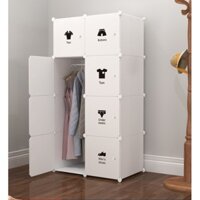 TỦ NHỰA GHÉP 8 NGĂN GIÁ RẺ