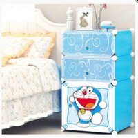 Tủ nhựa ghép đầu giường 3 tầng