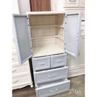 TỦ NHỰA GIẢ GỖ LẮP GHÉP CAO CẤP - NHẬP KHẨU CHÍNH HÃNG