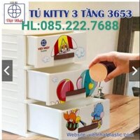 Tủ nhựa kitty Việt Nhật 3 tầng 4 tầng