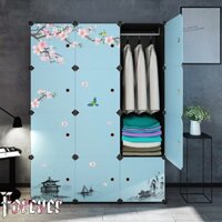 TỦ NHỰA LẮP GHÉP 12 Ô