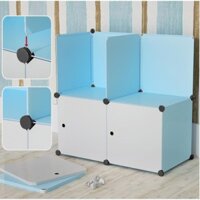 TỦ NHỰA LẮP GHÉP _ 3 Ô HÌNH THÚ ( NGẪU NHIÊN)