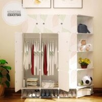 Tủ nhựa lắp ghép lá phong 20 ô