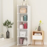 Tủ Nhựa Lắp Ghép Thông Minh Đa Năng Đựng Đồ Chơi Túi Xách, Mỗi Ngăn Tủ 42x32x32cm