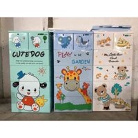Tủ nhựa Lucky 3D 5 tầng 6 ngăn nhựa Việt nhật