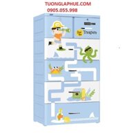 Tủ nhựa Mina 5 tầng dương cướp biển