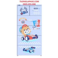 Tủ nhựa Mina 5 tầng dương xe đua