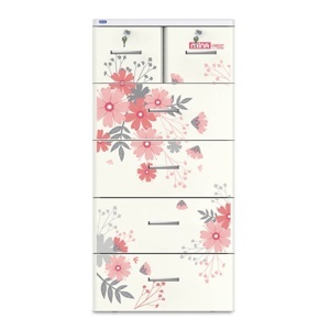 Tủ nhựa Mina Duy Tân 5 tầng 6 ngăn