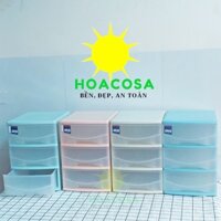 Tủ Nhựa Mini 3 Ngăn Để Bàn Lita- Nhựa Hiệp Thành- Đơn Giản, Sáng Đẹp, Tiện Dụng- Đồ Gia Dụng Hoacosa.