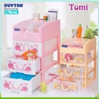 Tủ nhựa mini 4 tầng Duy Tân Tomi (18 x 26.5 x 35 cm)