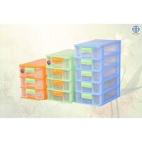 Tủ nhựa mini 4 tầng Việt Nhật - Tủ đựng đồ mini tiện dụng giá siêu rẻ