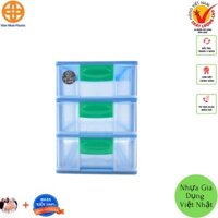 Tủ nhựa mini đa năng 3 4 5 tầng Việt Nhật. Tủ nhựa để bàn. KHOBUONHONAM168