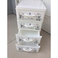 Tủ nhựa mini Việt Nhật 4 Tầng