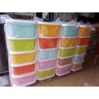 Tủ nhựa ngăn kéo 5 tầng sắc màu