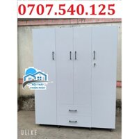 Tủ nhựa người lớn đựng áo quần cao 1m8 màu gỗ sôi và trắng trơn đơn giản sang đẹp bình dương hcm