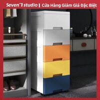 Tủ nhựa nhiều lớp 35cm Tủ đựng đồ có ngăn kéo Ngăn kéo đa năng cái tủ Tủ đựng đồ phòng tắm