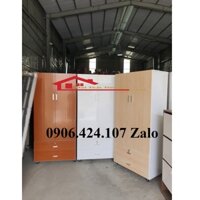 Tủ Nhựa Quần Áo 2 Cánh Cao 1M8,1M6 Ngang 80cm Sâu 47 Tiện Lợi Không Gian Freeship HCM 003