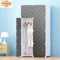 🍃TỦ NHỰA QUẦN ÁO LẮP GHÉP 8 Ô SIZE SÂU 47cm. Tặng kèm móc treo. Inbox chọn