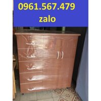 Tủ nhựa quần áo màu xanh doremon (HCM)