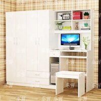 Tủ nhựa quần áo người lớn đa năng 4 cánh liền bàn / SHplastic TL36