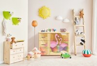 Tủ nhựa Shino 3 Tầng Duy Tân – Tủ Quần Áo Trẻ Em 6 Hộc – Giao hàng Nguyên Kiện