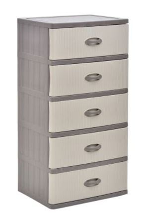 Tủ nhựa sọc 5 tầng Song Long T999 57 x 45 x 118 cm