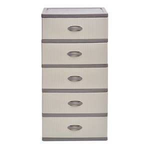 Tủ nhựa sọc 5 tầng Song Long T999 57 x 45 x 118 cm