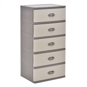 Tủ nhựa sọc 5 tầng Song Long T999 57 x 45 x 118 cm