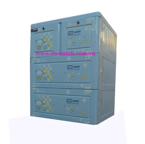 Tủ nhựa Song Long Panda 3 tầng, 4 ngăn