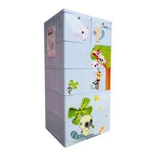 Tủ nhựa Song Long PUCA 5 Tầng có Khóa