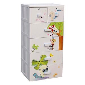 Tủ nhựa Song Long PUCA 5 Tầng có Khóa