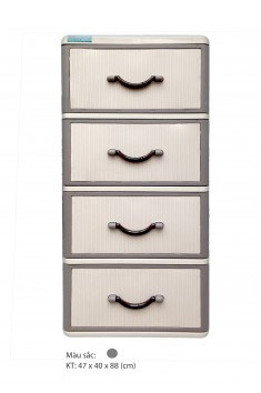 Tủ nhựa Song Long T222 4 tầng
