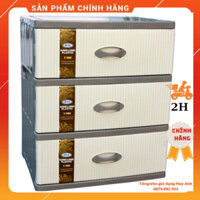 Tủ nhựa Song Long/tủ ngăn kéo nhựa/Tủ quần áo trẻ em/ tủ quần áo nhựa T666/T888/T999-3 tầng-{CHÍNH HÃNG-Lỗi vỡ đổi mới }