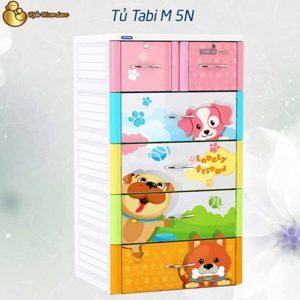 Tủ nhựa Tabi Duy Tân 5 tầng 6 ngăn