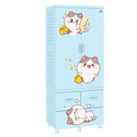 Tủ nhựa treo quần áo – Louis 2 tầng Qui Phúc