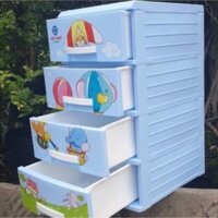 Tủ nhựa Việt Nhật 3-4 tầng cao cấp. Kích thước 33,5 x 25,5 x 50cm.